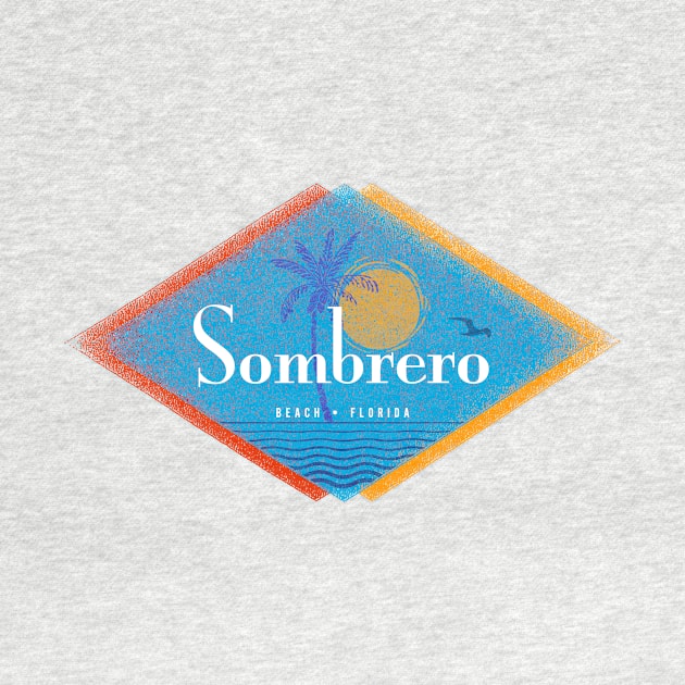 Sombrero Beach, Florida Retro Mid Century Style by Hashtagified